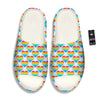 LGBT Heart Rainbow Print Pattern Sandals-grizzshop