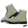 LGBT Heart Rainbow Print Pattern Winter Boots-grizzshop