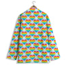 LGBT Heart Rainbow Print Pattern Women's Blazer-grizzshop