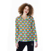 LGBT Heart Rainbow Print Pattern Women's Long Sleeve Shirts-grizzshop