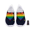 LGBT Pride 8 Bit Rainbow Pixel Heart Nurse Shoes-grizzshop