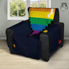 LGBT Pride 8 Bit Rainbow Pixel Heart Recliner Protector-grizzshop