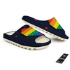 LGBT Pride 8 Bit Rainbow Pixel Heart Sandals-grizzshop