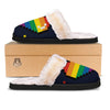 LGBT Pride 8 Bit Rainbow Pixel Heart Slippers-grizzshop