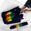 LGBT Pride 8 Bit Rainbow Pixel Heart Umbrella-grizzshop