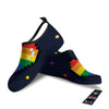 LGBT Pride 8 Bit Rainbow Pixel Heart Water Shoes-grizzshop