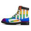 LGBT Pride Flag Pattern Print Boots-grizzshop