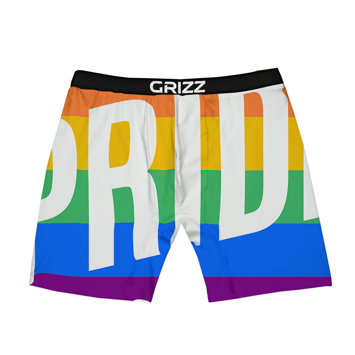 LGBT Pride Flag Pattern Print Boxer Briefs-grizzshop