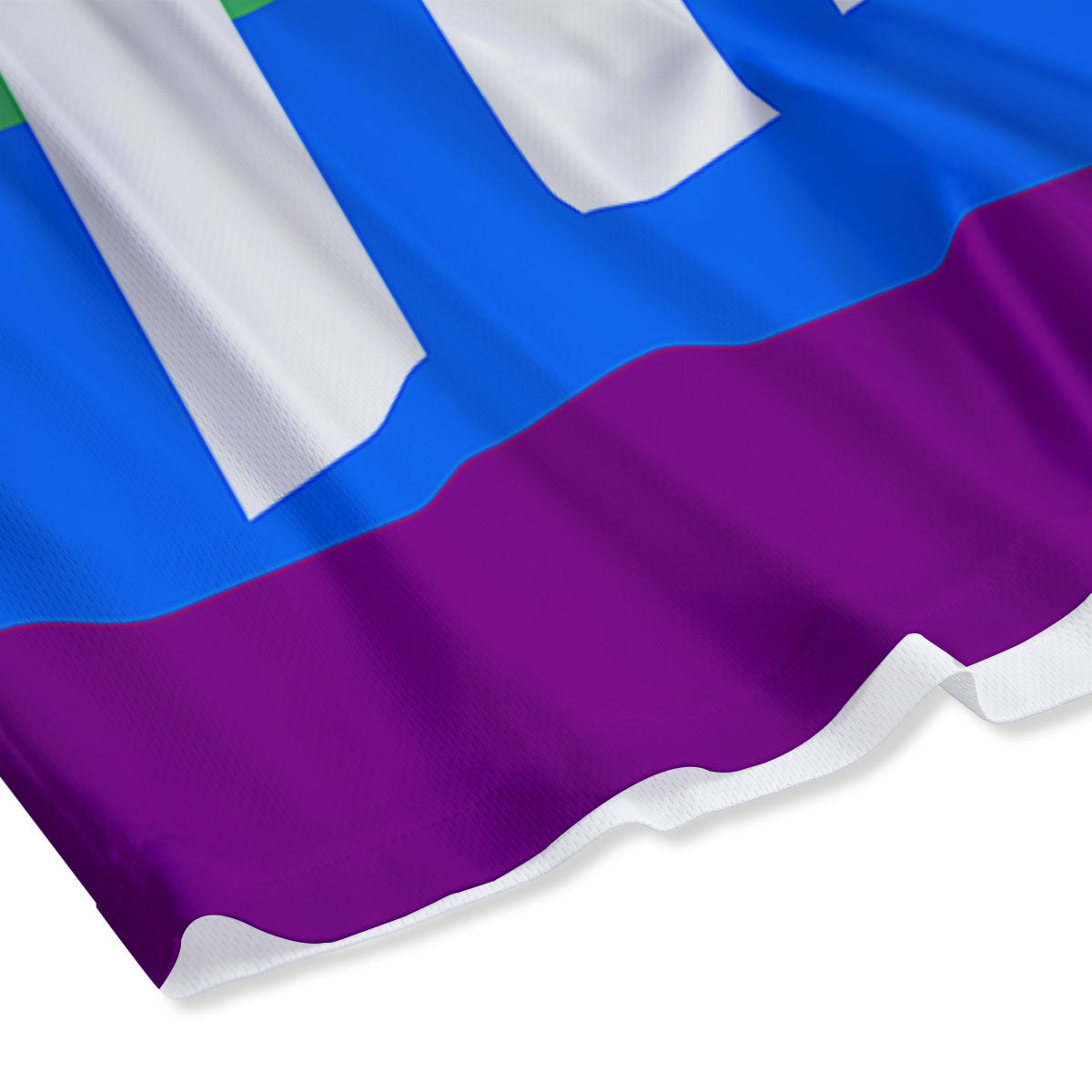 LGBT Pride Flag Pattern Print Mesh Shorts