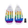 LGBT Pride Flag Pattern Print Nurse Shoes-grizzshop