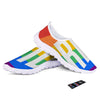 LGBT Pride Flag Pattern Print Nurse Shoes-grizzshop