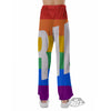 LGBT Pride Flag Pattern Print Pajama Pants-grizzshop