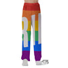 LGBT Pride Flag Pattern Print Pajama Pants-grizzshop