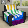 LGBT Pride Flag Pattern Print Recliner Protector-grizzshop