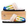 LGBT Pride Flag Pattern Print Slippers-grizzshop