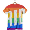 LGBT Pride Flag Pattern Print T-Shirt-grizzshop