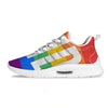 LGBT Pride Flag Pattern Print Tennis Shoes-grizzshop