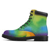 LGBT Pride Watercolor Rainbow Print Boots-grizzshop