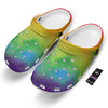 LGBT Pride Watercolor Rainbow Print Clog-grizzshop