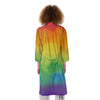 LGBT Pride Watercolor Rainbow Print Kimono-grizzshop