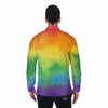 LGBT Pride Watercolor Rainbow Print Men's Long Sleeve Shirts-grizzshop