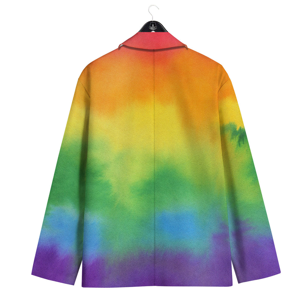 LGBT Pride Watercolor Rainbow Print Men's Sport Coat-grizzshop