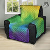 LGBT Pride Watercolor Rainbow Print Recliner Protector-grizzshop