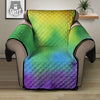 LGBT Pride Watercolor Rainbow Print Recliner Protector-grizzshop