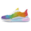 LGBT Pride Watercolor Rainbow Print Running Sneakers-grizzshop