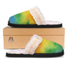 LGBT Pride Watercolor Rainbow Print Slippers-grizzshop