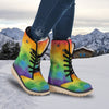 LGBT Pride Watercolor Rainbow Print Snow Boots-grizzshop