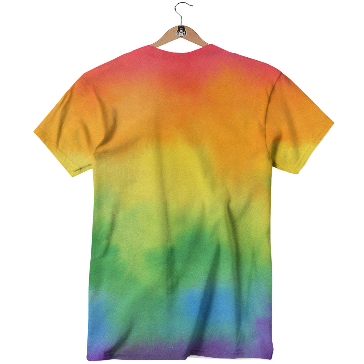 LGBT Pride Watercolor Rainbow Print T-Shirt-grizzshop