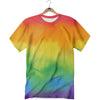 LGBT Pride Watercolor Rainbow Print T-Shirt-grizzshop