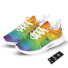 LGBT Pride Watercolor Rainbow Print Tennis Shoes-grizzshop