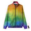 LGBT Pride Watercolor Rainbow Print Track Jacket-grizzshop