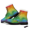 LGBT Pride Watercolor Rainbow Print Winter Boots-grizzshop