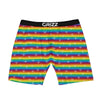 LGBT Stripes Abstract Rainbow Print Boxer Briefs-grizzshop