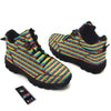 LGBT Stripes Abstract Rainbow Print Hiking Shoes-grizzshop