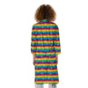 LGBT Stripes Abstract Rainbow Print Kimono-grizzshop