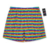 LGBT Stripes Abstract Rainbow Print Men's Running Shorts-grizzshop