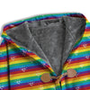 LGBT Stripes Abstract Rainbow Print Men's Windbreaker Jacket-grizzshop