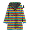 LGBT Stripes Abstract Rainbow Print Men's Windbreaker Jacket-grizzshop