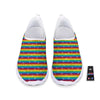 LGBT Stripes Abstract Rainbow Print Nurse Shoes-grizzshop