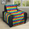 LGBT Stripes Abstract Rainbow Print Recliner Protector-grizzshop