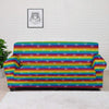 LGBT Stripes Abstract Rainbow Print Sofa Cover-grizzshop