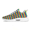 LGBT Stripes Abstract Rainbow Print Tennis Shoes-grizzshop