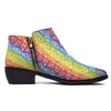 LGBT Symbols Rainbow Print Pattern Ankle Boots-grizzshop