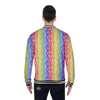 LGBT Symbols Rainbow Print Pattern Baseball Jacket-grizzshop