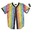 LGBT Symbols Rainbow Print Pattern Baseball Jersey-grizzshop