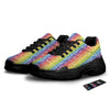 LGBT Symbols Rainbow Print Pattern Black Chunky Shoes-grizzshop